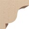 Ekena Millwork 11"W x 11"D x 11"H Wide Newport Rough Cedar Woodgrain TimberThane Corbel, Primed Tan CORUR11X11X11NEWRCPR - alternate 5
